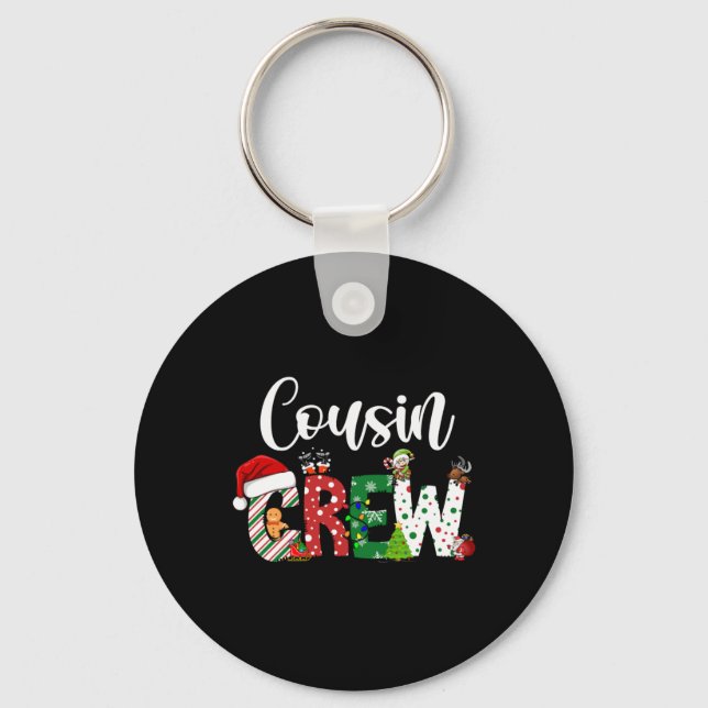Llavero Red Cousin Crew Christmas Retro  (Anverso)