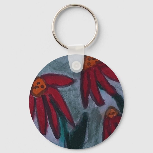 Llavero Red Daisies (Anverso)
