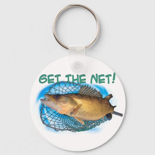 Llavero Red de pesca Walleye (Anverso)