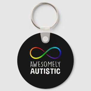 Llavero Red en lugar de autismo increíblemente autista inf