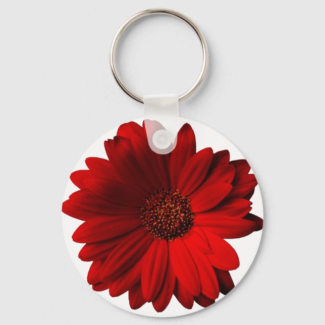 Llavero Red Gerbera Daisy (Anverso)
