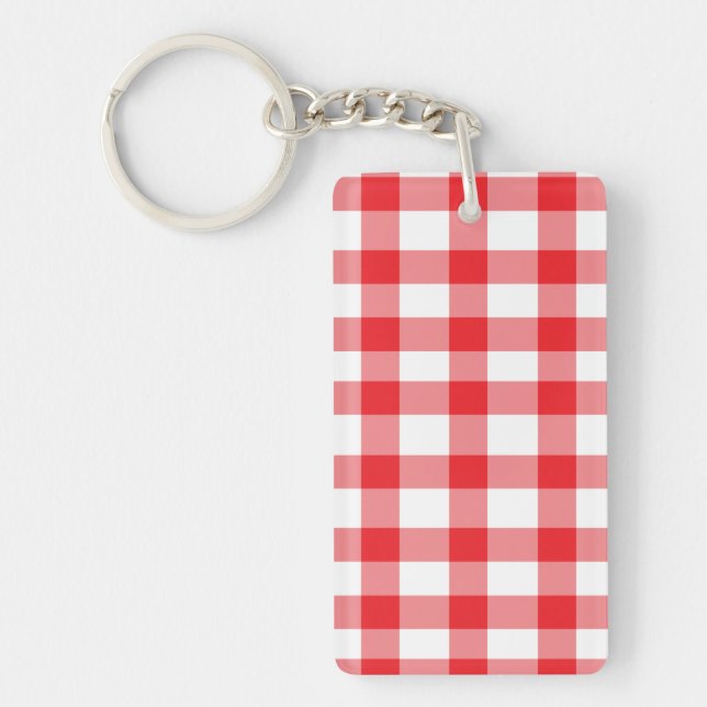 Llavero Red Gingham (Frente)
