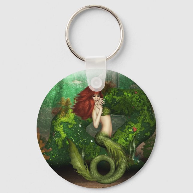 Llavero Red Haired Mermaid Keychain (Anverso)