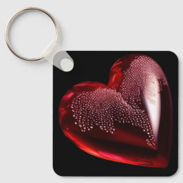Llavero Red Heart Keychain