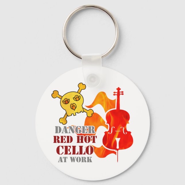 Llavero Red Hot Cello (Anverso)