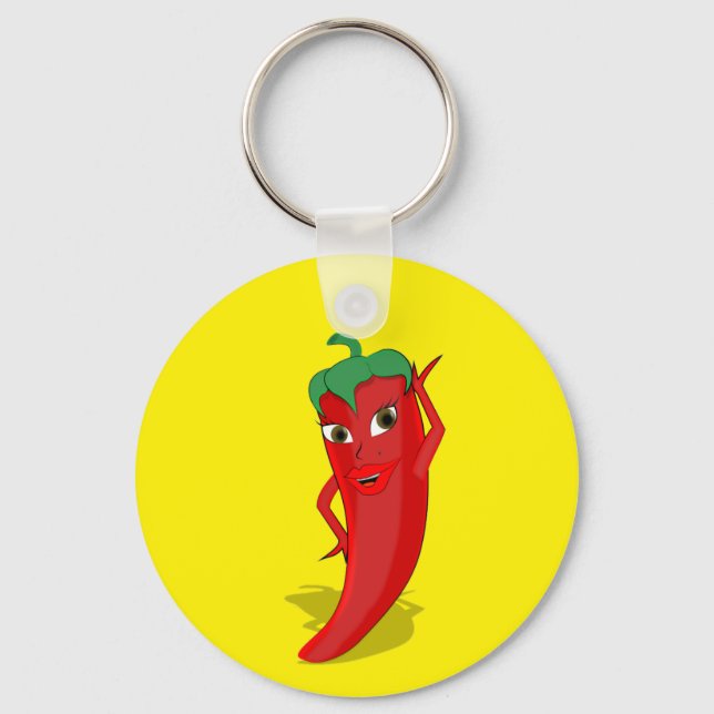 Llavero Red Hot Pepper Diva (Reverso )