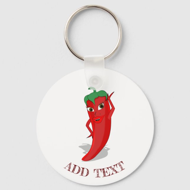Llavero Red Hot Pepper Diva (Anverso)