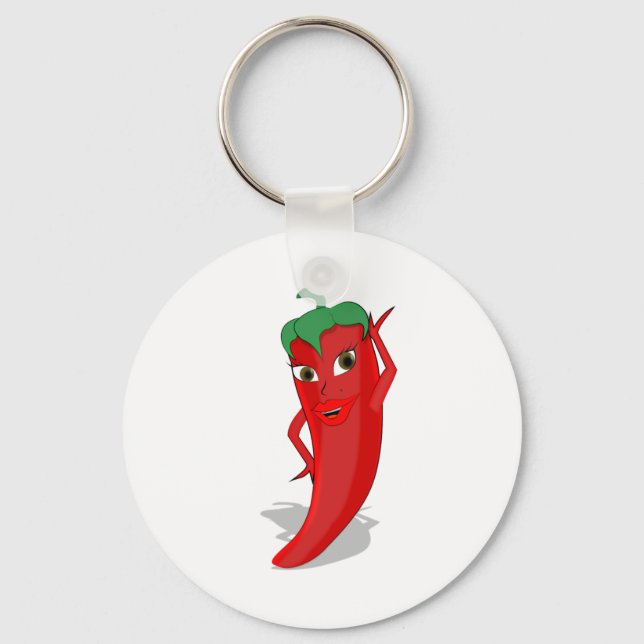 Llavero Red Hot Pepper Diva (Anverso)