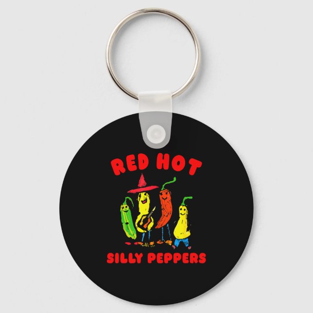 Llavero Red Hot Silly Peppers, Funny  (Anverso)