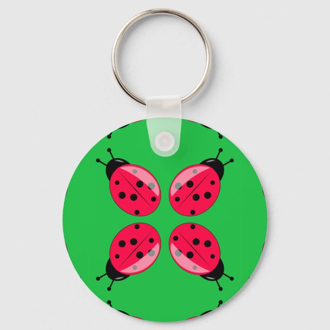 Llavero Red Ladybugs (Anverso)