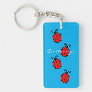 Llavero Red Ladybugs Crawling Thunder_Cove