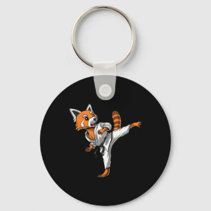 Llavero Red Panda Karate Ninja Martial Arts Kickboxing Tae