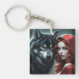 Llavero Red riding hood an his wolf 