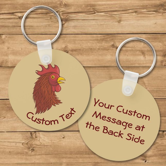 Llavero Red Rooster's Head Keychain (Subido por el creador)