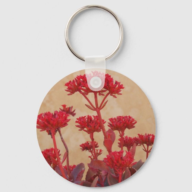 Llavero Red Rustic Plant Keychain (Anverso)