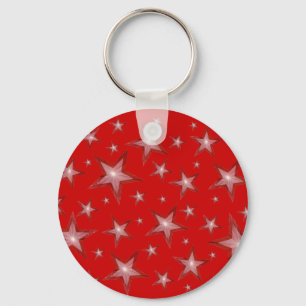 Llavero Red Stars keychain rojo