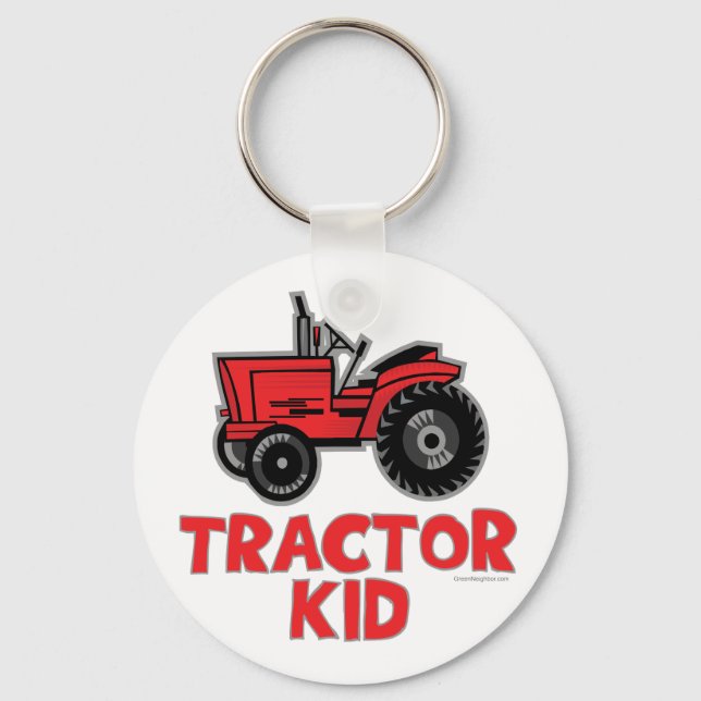 Llavero Red Tractor Kid (Anverso)