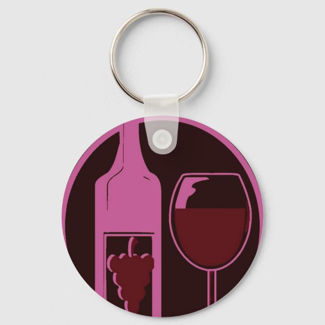 Llavero Red Wine Lover (Anverso)