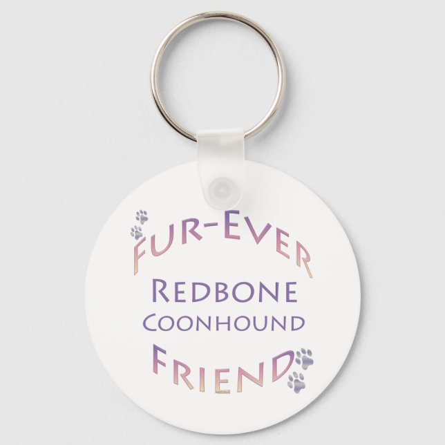 Llavero Redbone Coonhound Furever Friend (Anverso)