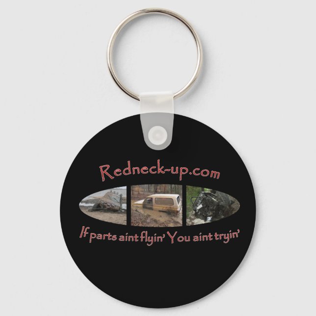 Llavero Redneck-up.com Cadena de claves (Anverso)