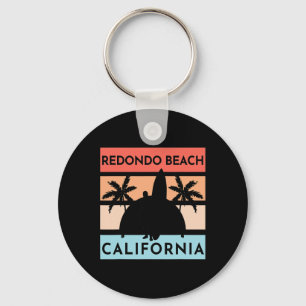 Llavero Redondo Beach California Surf Verano Vacaciones Vi