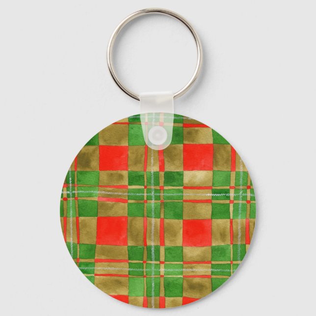 Llavero Redondo de Aluminio MAC GREGOR TARTAN (Anverso)
