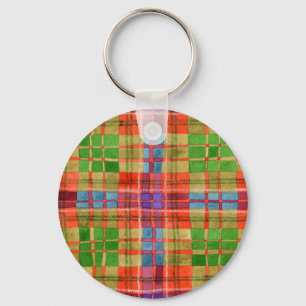 Llavero Redondo de Metal MAC RAE TARTAN