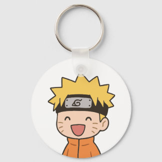 Llavero Redondo de Ninja Chibi Adorable - Estilo A