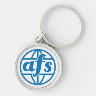 Llavero Redondo Logo AFS 1972, Pequeño (1,44")