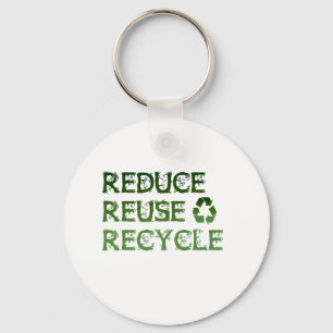 Llavero Reduzca la reutilización reciclan