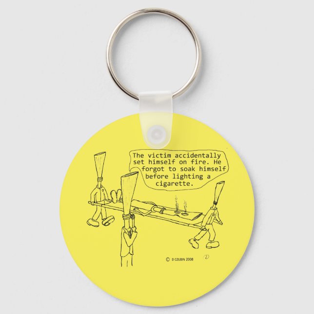 Llavero Reed de Quemadura de cigarrillos (Anverso)