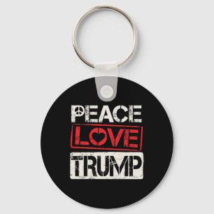 Llavero Reelección de Trump Paz Amor Trump