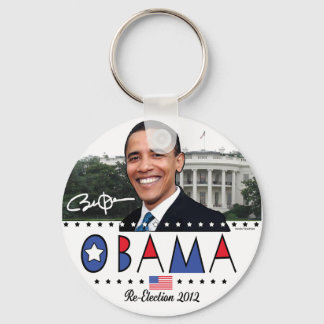 Llavero Reelección del presidente Obama en la carrera de l
