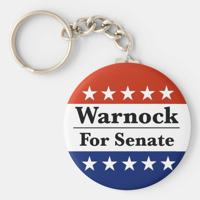 Llavero Reelegir a Raphael Warnock al Senado de Estados Un (Frente)