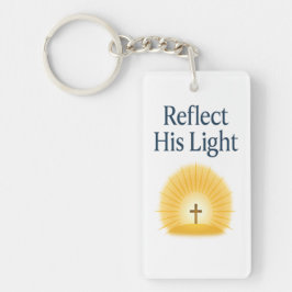 Llavero Reflect His Light Custom Easter 2026 Keychain