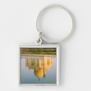 Llavero reflejo del famoso templo Taj Mahal en