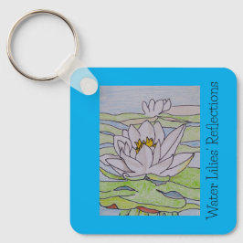 Llavero Reflexiones sobre los lirios de agua