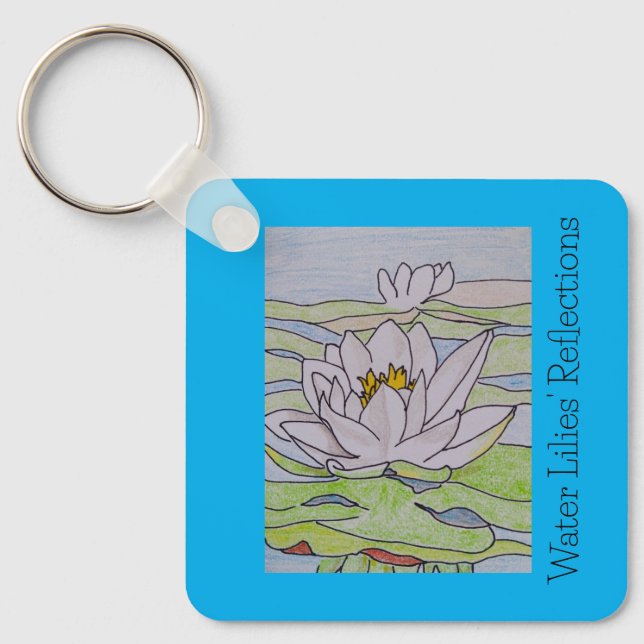 Llavero Reflexiones sobre los lirios de agua (Anverso)