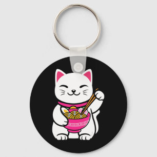 Llavero Regalo adolescente de Neko Cat Ramen Anime Kawaii