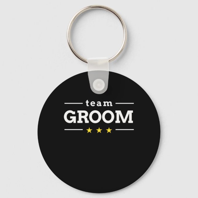 Llavero Regalo boda | Team Groom (Anverso)