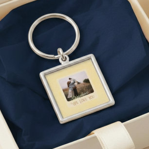 Llavero Regalo Chic Personalizado con Foto y Texto para Ab