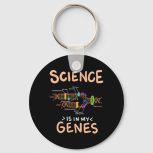 Llavero Regalo científico La Ciencia Está En Mis Genes
