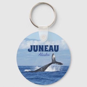 Llavero Regalo Cola de Ballena Escénica Juneau Ala