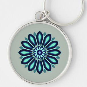 LLAVERO REGALO COLORIDO DE FLORES PARA MAMÁ PAPÁ HERMANA H