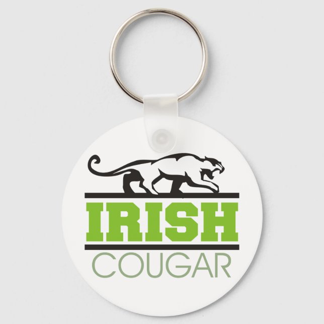 Llavero Regalo Cougar irlandés (Anverso)