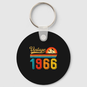 Llavero Regalo Cumpleaños 60 Años Hombres Mujeres Retro Vi