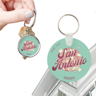 Llavero Regalo de accesorios de San Antonio Texas