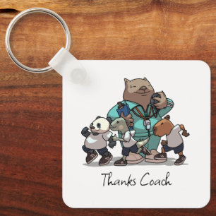 Llavero Regalo de agradecimiento al entrenador de wombat A