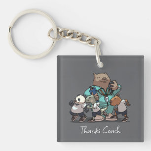 Llavero Regalo de agradecimiento al entrenador de wombat A