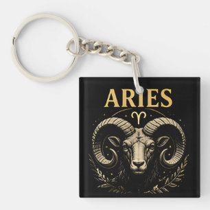 Llavero Regalo de Aries Lidera con Coraje Zodíaco Astrolog